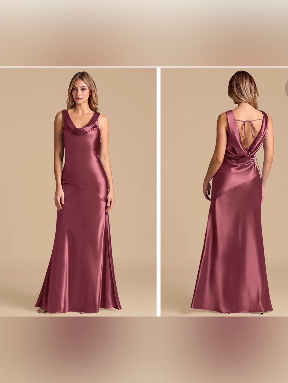 Azazie Rylina
Desert Rose Mermaid Metallic Satin Dress